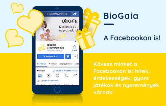A BioGaia Facebook oldala